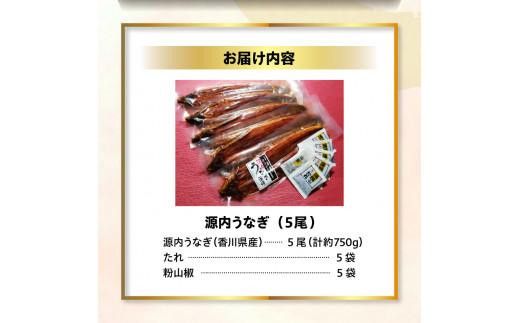 【お中元ギフト】源内うなぎ（5尾） 372013_ES016