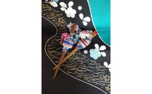 箸カバー　保多織生地一部使用　着物ドールリウム（R） 372013_EV002