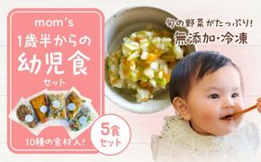 無添加冷凍幼児食mom’s　1歳半からの幼児食(100g×5パック) 372013_FK001