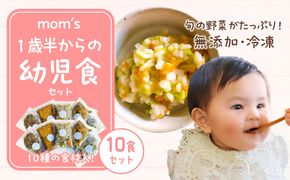 無添加冷凍幼児食mom’s　1歳半からの幼児食(100g×10パック) 372013_FK006