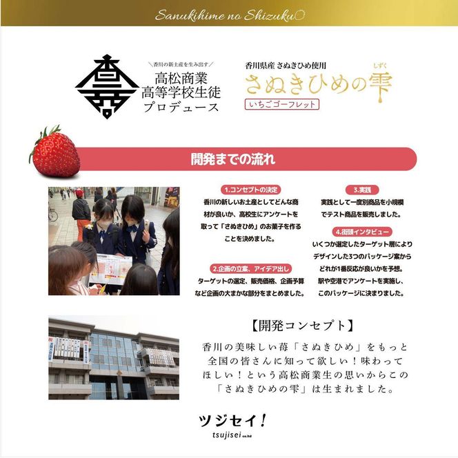 さぬきひめの雫　いちごゴーフレット 10枚入 372013_FR005