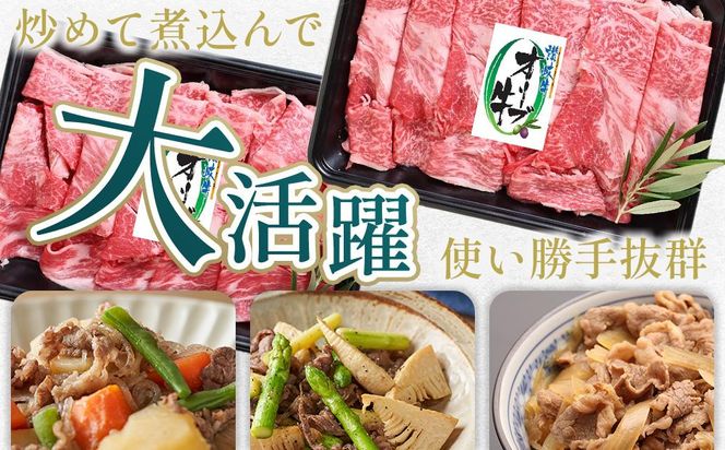 オリーブ牛切り落とし 600g（300g×2パック） 372013_GB001