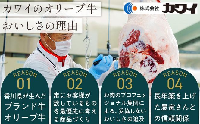 オリーブ牛ロースステーキ 360g（180g×2枚） 372013_GB005