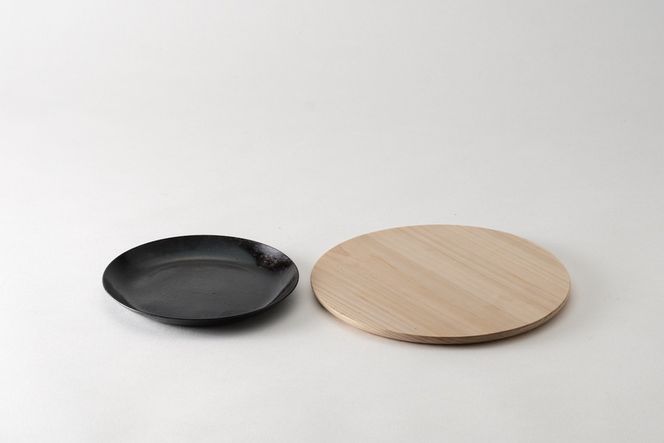 TAKIBISM フライパンディッシュ【小】まな板プレートセット 372013_GL036