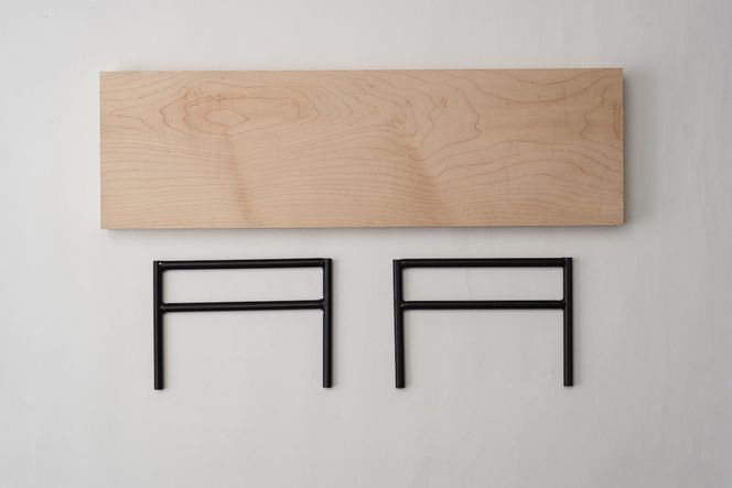 槙塚鉄工所 MULTITABLE LOWセット(木板付き) 372013_GL039