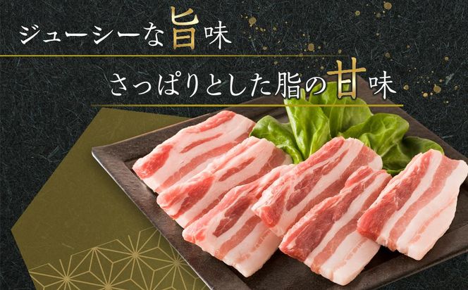 オリーブ豚　バラ焼肉用　1000g 372013_HM118
