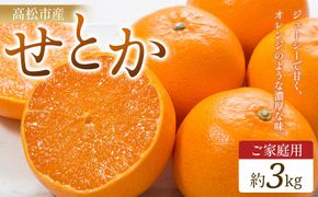 ご家庭用　せとか　約3kg【2026年2月中旬～2026年3月下旬配送】 372013_T006-119J