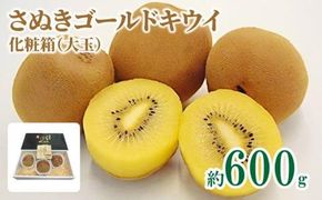 さぬきゴールドキウイ化粧箱(大玉)　約600g【2026年10月中旬～2027年1月下旬配送】 372013_T006-232J