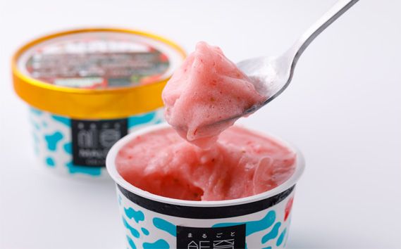 マルガージェラート12個セット（志宝いちご12個） [モアショップヤマモト（アイス） 石川県 宝達志水町 38600457] 