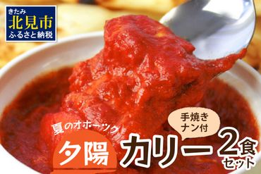 クリシュナ 夏のオホーツク夕陽のカリー2食セット 手焼きナン付 ( カレー ナン インド レンジ インドカレー トマト 激辛カレー )【127-0002】