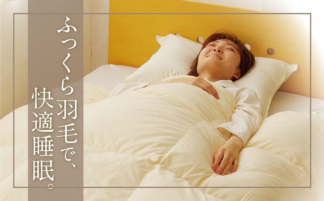 099H3095 プレミアム 羽毛布団 1枚 シングル 150cm×210cm