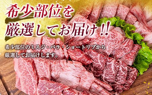 鹿児島県産黒毛和牛おまかせ焼肉600g 　K208-015