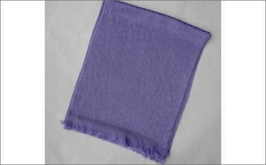 丹後ちりめん　シルク・ストール（バイオレット）　TR00020