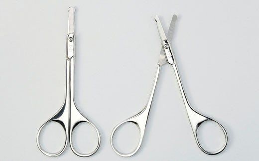 H10-130 匠の技 ステンレス製 鍛造 鼻毛 ムダ毛用鋏 G-2106