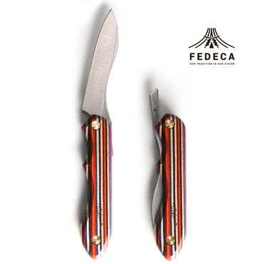 N-98 【FEDECA】 折畳式料理ナイフ　マルチカラー　000900