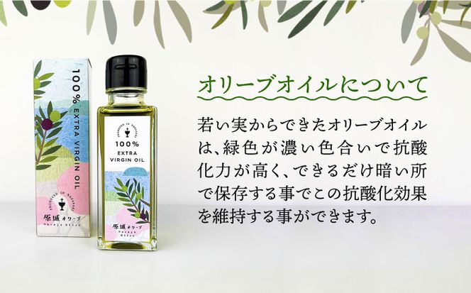 【3回定期便】原城オリーブ エクストラヴァージン オイル 100ml 2本 / 調味料 油 オリーブオイル オリーブ / 南島原市 / ミナサポ [SCW050]