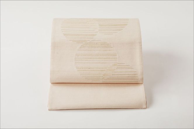 丹後の藤布　京袋帯「古代藤糸丸重文」　ピンク　FY00077