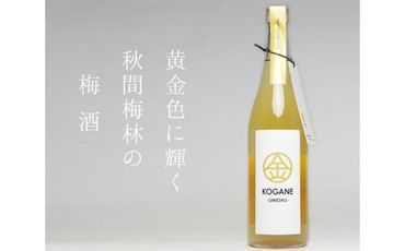 No.227 梅酒「金 KOGANE」 720ml　1本 ／ お酒 うめ酒 芳醇 群馬県