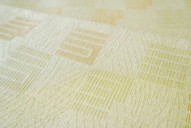 丹後帯 半幅帯「源氏香」（若草） FY00054