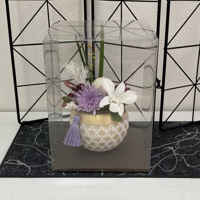 AJ097-1 プリザーブドフラワー【ひまり】春日部市 シュガーパイン