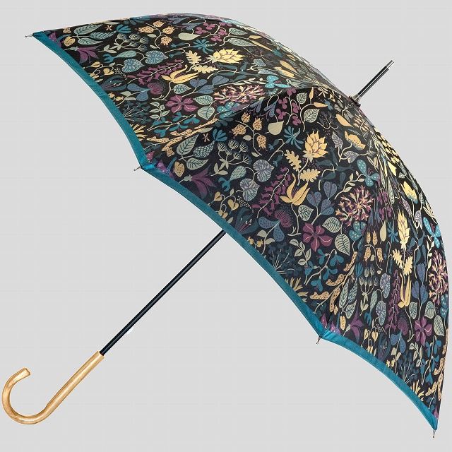 CB034　【槙田商店】晴雨兼用長傘 Ｓtig Lハーバリウム　グリーン