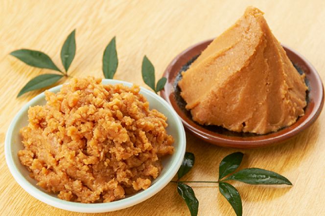 瀬尾糀店の味くらべセット【陶器味噌：粗挽き】(AK008-2)