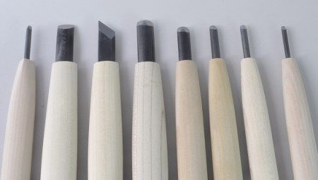 【ヤスキ鋼】ＮＨＫ木彫入門　上級者セット８本組　紙箱入り【北海道・沖縄・離島　配送不可】