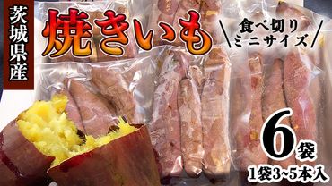 茨城県産 ミニ 焼き芋 6袋 入り イモ いも さつまいも サツマイモ さつま芋 スイーツ [CO005ci]