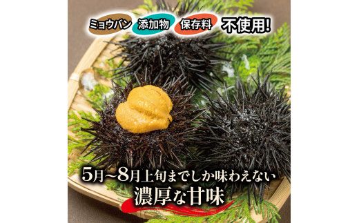 【2026年 先行予約】 生うに 200g 岩手県産 冷蔵 雲丹 小分け ミョウバン不使用  テレビ TV 放送 ニュース 番組 大船渡 岩手県