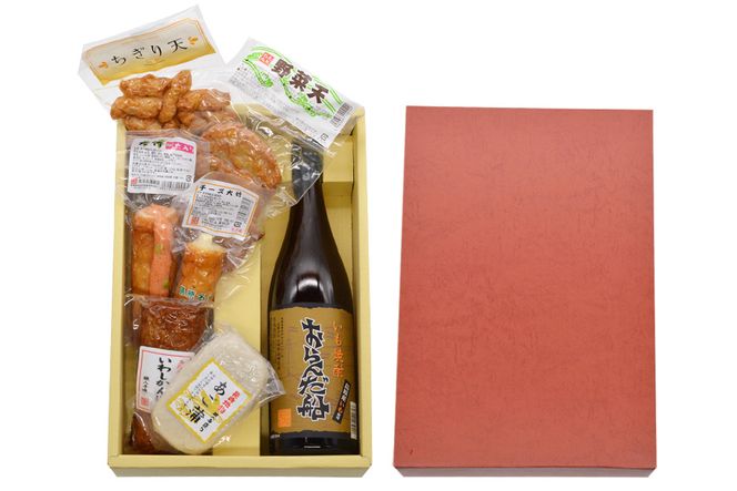 AF060島原ちょい呑みセット（芋焼酎と蒲鉾の詰合せ）