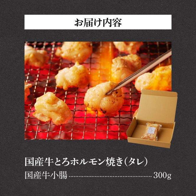 山樹の国産牛とろホルモン焼き（味付/タレ）　300g [047R16]