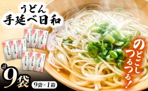 手延べ日和 うどん 250g×9袋 / 乾麺 麺 手延べうどん / 南島原市 / 舘製麺所[SCE009]