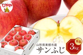 【令和7年産 先行予約】りんご サンふじ 3kg(秀品) 東根市 山形県 東根農産センター提供 hi027-207-2