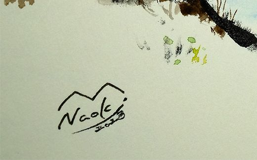 絵画 1枚 「早春の別保川」 | 北海道 釧路町の 大自然 Mナオキオリジナル 作品 北海道 釧路町 釧路超 特産品 121-1263-64