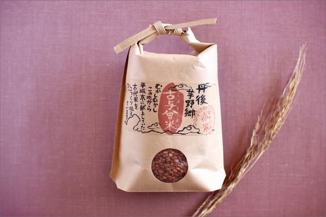 歴史ある地で復活した古代米【赤米玄米】（300ｇ×2袋）IM00001