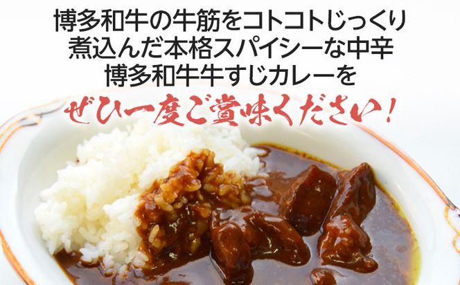 博多和牛 牛すじカレー 5食セット じっくり煮込んだバリうま！ ゴロッと入ったコラーゲン♪ グルメ お取り寄せ 福岡 お土産 九州 福岡土産 取り寄せ グルメ 福岡県