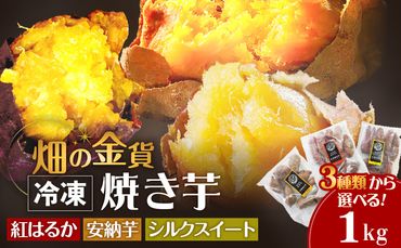 畑の金貨　選べる冷凍焼き芋　1kg　K181-002