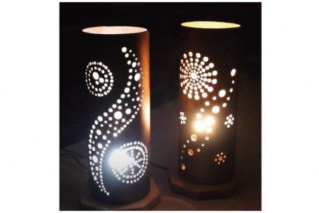 【オリジナルギアランプ　スターティングキット】竹用ドリル6本セット＋ドリルロールバッグミニ