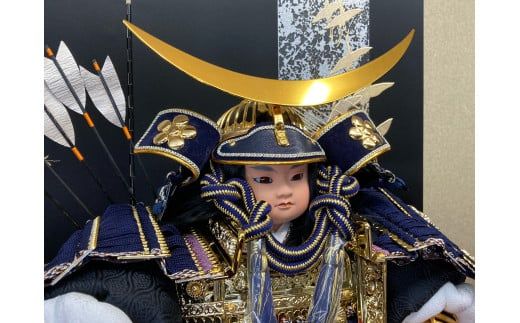 352.伝統工芸士 蘇童の五月人形『名武将 伊達政宗公』わらべ大将飾り