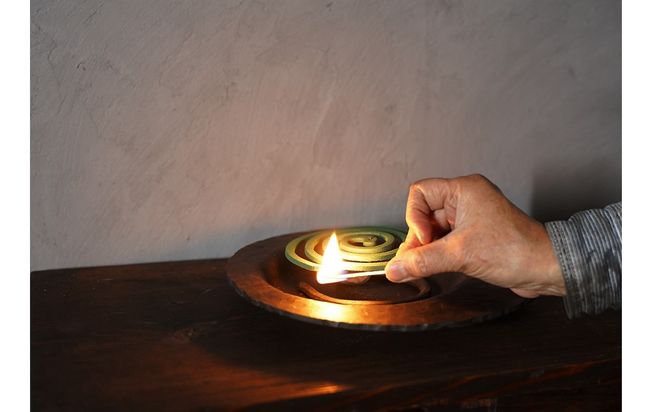 【蚊取線香丸皿】アイアン雑貨 蚊取り線香ホルダー インテリア雑貨　H182-001