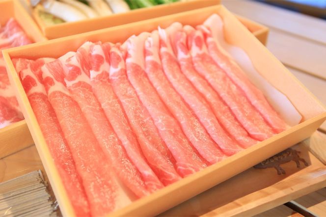 トン’sキッチン 京丹波高原豚 しゃぶしゃぶ 食べ比べセット ３種 柚子胡椒 しめのそばつき　TN00004