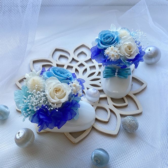 AJ011-1 プリザーブドフラワーアレンジ 【レイア】春日部市 シュガーパイン