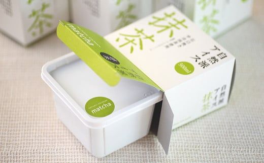 【四国一小さなまちのアイス屋さん】≪松崎冷菓≫自然派アイス 抹茶500ml セット 4個 2000ml 2l スイーツ デザート アイスクリーム おすすめ 美味しい 高知県 田野町