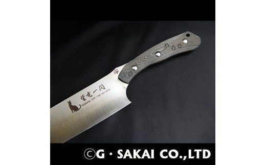 H170-02 紫電一閃 ZDP-189 カーボン柄 牛刀 サーバルキャットver