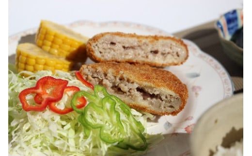 【地元の味】お肉屋さんの 手作りメンチカツ(100g×10個)【0tsuchi00406】
