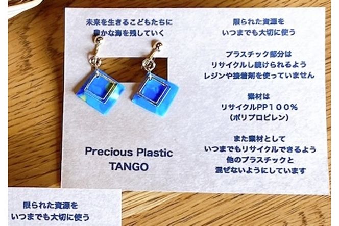 Precious Plastic イヤリング　EG00032