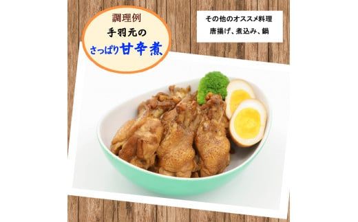 産地直送！恵那どり手羽元 5本×8パック 冷凍 F4N-0438