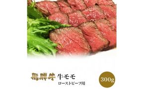 「肉の芸術品」飛騨牛かたまり肉＜ローストビーフ用（モモ肉又は肩肉）＞約300g F4N-0606