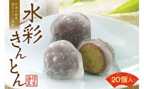 御菓子処信玄堂 「栗きんとん使用」水彩きんとん20個入 F4N-1974