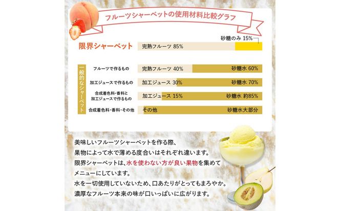 【J06005】限界シャーベット 8個セット